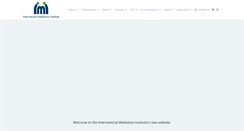 Desktop Screenshot of imimediation.org