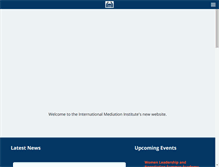 Tablet Screenshot of imimediation.org